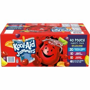 kool aid jammers variety pack 40 x 6 oz