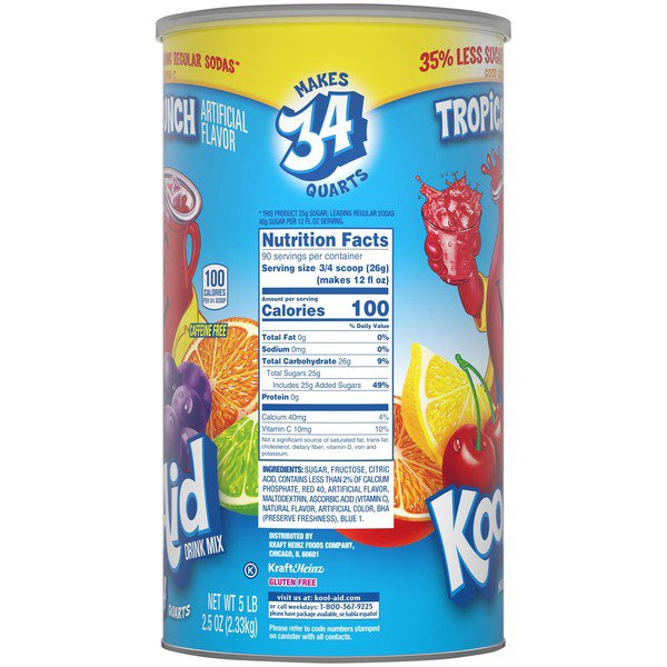 kool aid tropical punch mix 81 8 oz 1