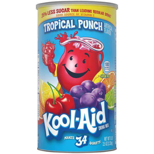 kool aid tropical punch mix 81 8 oz