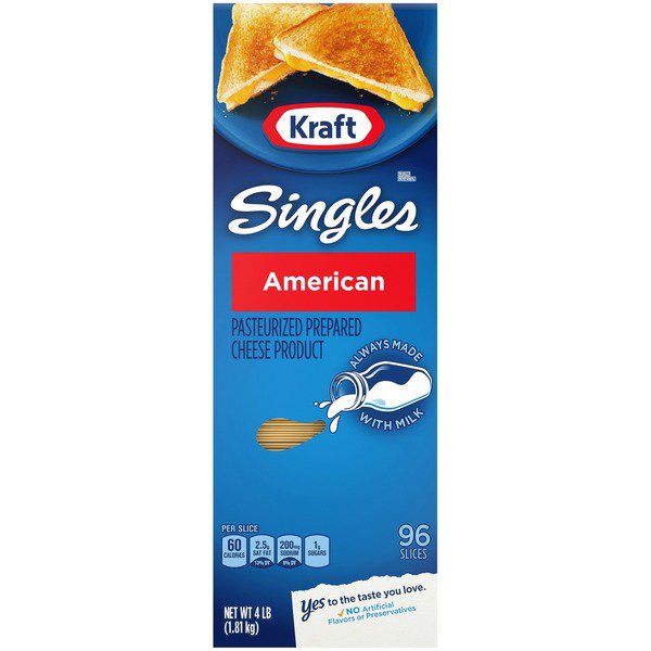 kraft singles american cheese 4 lbs