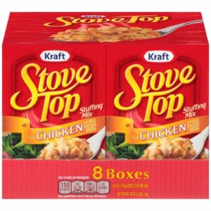 Kraft Stove Top Stuffing Mix, Chicken, 8/6 oz Boxes, the Costcodle item for 2025-11-08
