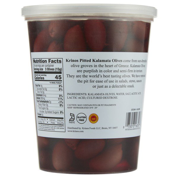 krinos extra jumbo pitted kalmata olives 32 oz 1