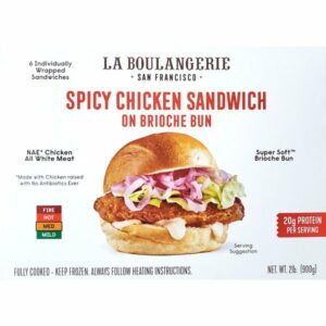 la boulangerie spicy chicken sandwich 6 ct