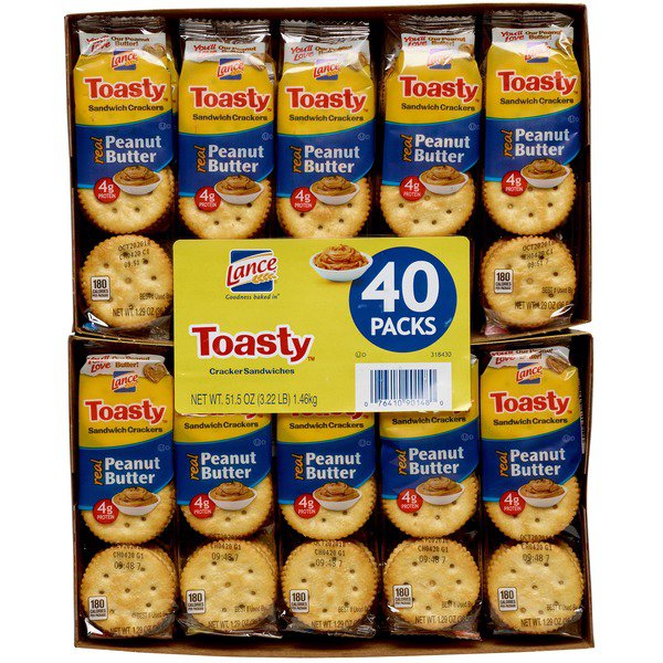 lance toasty peanut butter cracker sandwich 2 x 20 ct