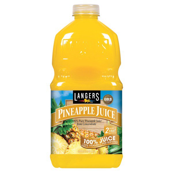 langers pineapple juice 2 x 64 oz