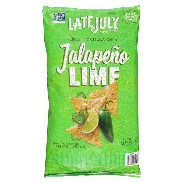 late july organic jalapeno lime multigrain chips 24 oz