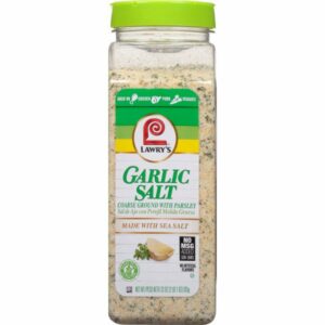 lawrys coarse ground garlic salt with parsley 33 oz