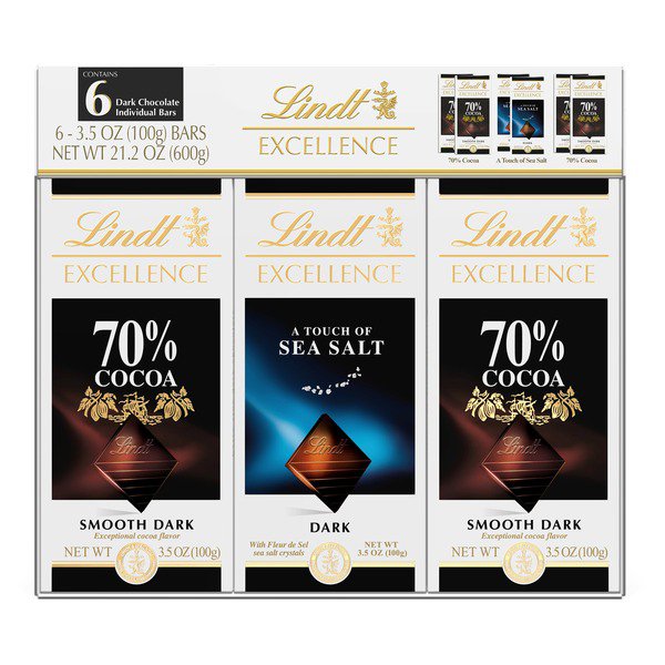 lindt and sprungli excellence bars variety 21 oz