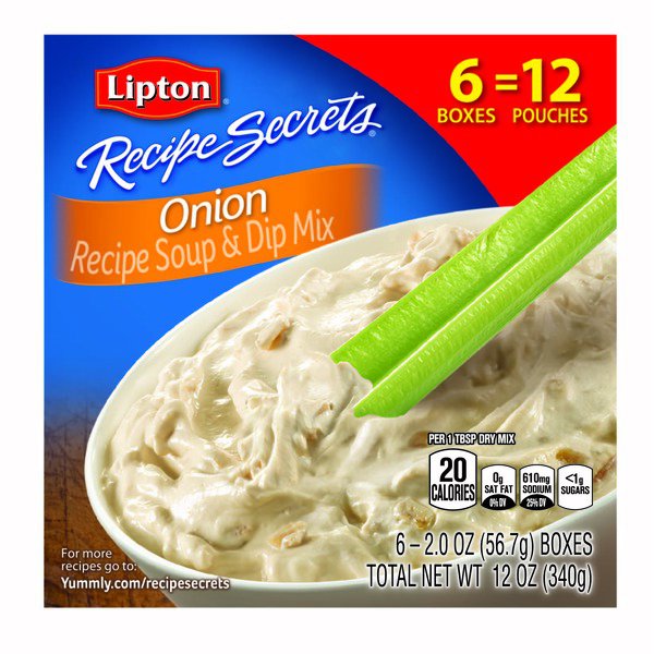 lipton recipe secrets onion soup dip mix 6 2 oz
