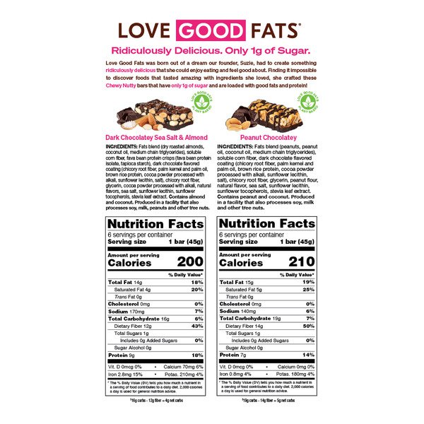 love good fats chewy nutty vty pack 12 ct 1