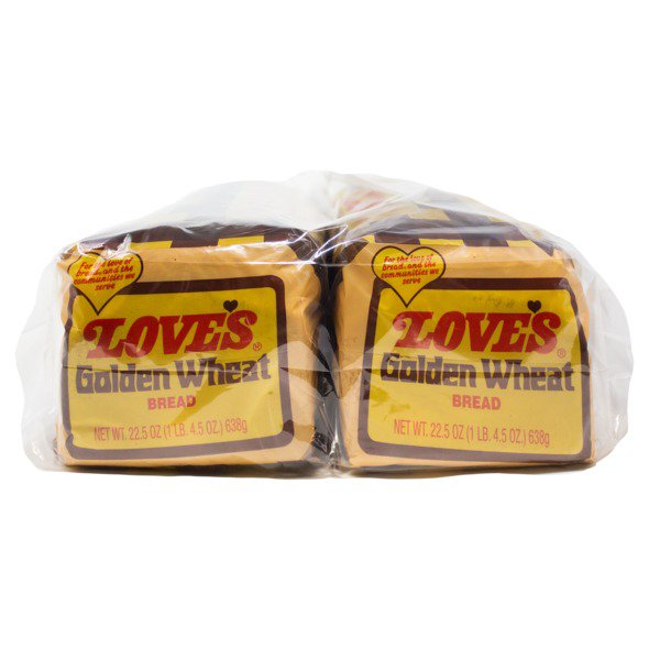 loves golden wheat bread two loaves 2 x 22 5 oz 1