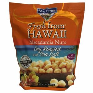 mac farms macadamia nuts dry roasted with sea salt 24 oz