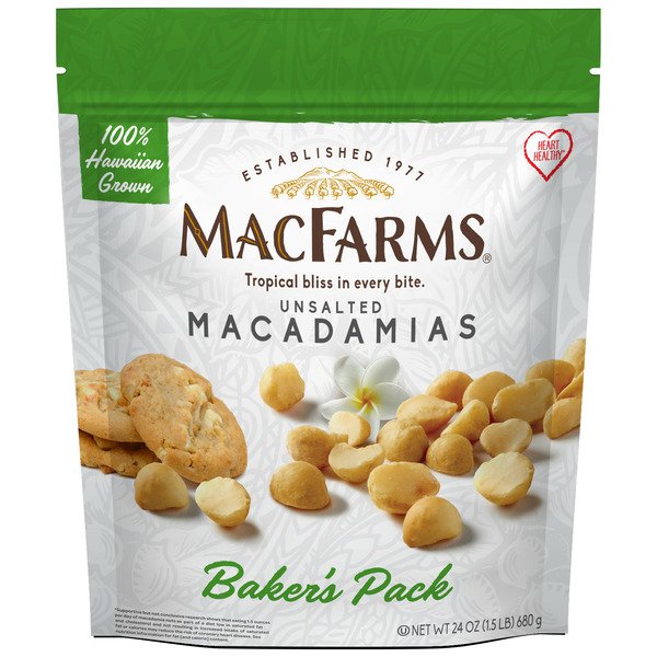 macfarms baking macadamia nuts 24 oz