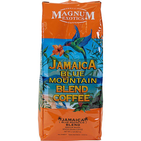 magnum coffee blue mountain blend whole bean 2 lbs