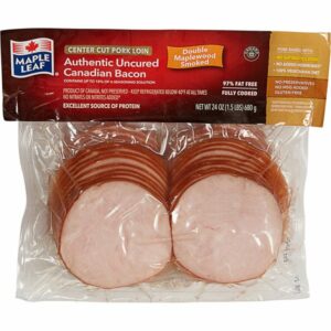 maple leaf canadian bacon 24 oz