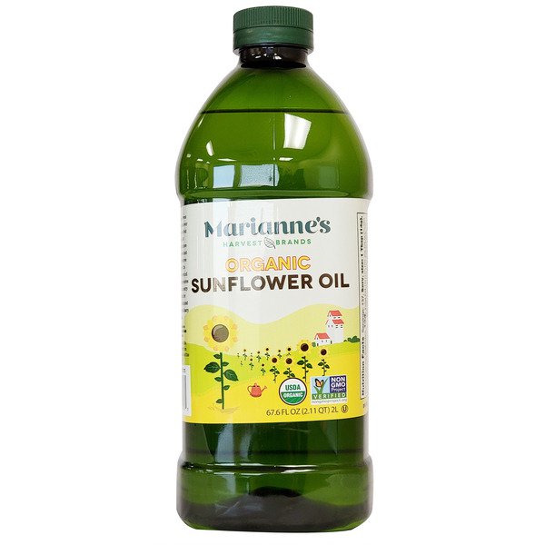 mariannes organic sunflower oil 2 l
