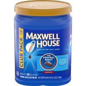 maxwell house original roast coffee 48 oz