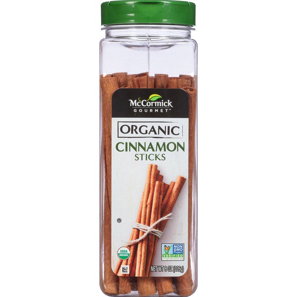 mccormick gourmet organic cinnamon sticks 8 oz