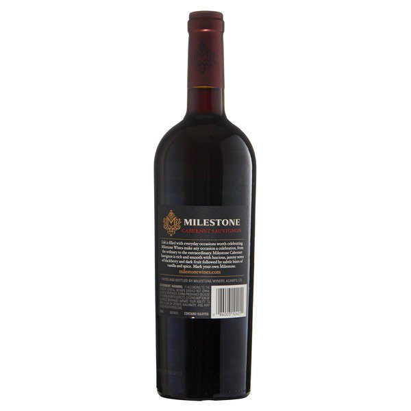 milestone cabernet sauvignon california 750ml 5