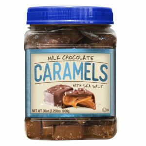 milk chocolate caramels with sea salt 36 oz