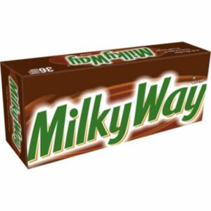 milky way bulk full size chocolate candy caramel 1 84 oz 36 ct