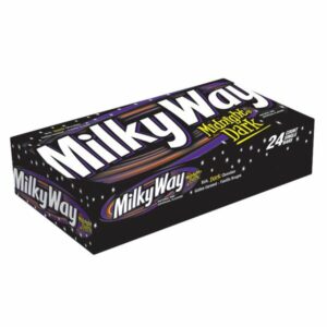 milky way dark chocolate candy bars midnight 1 76 oz 24 ct