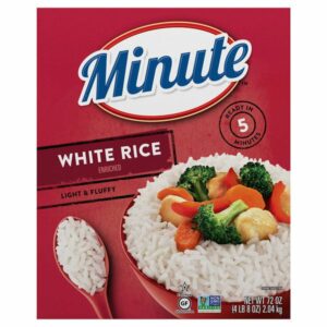 minute white rice 72 oz