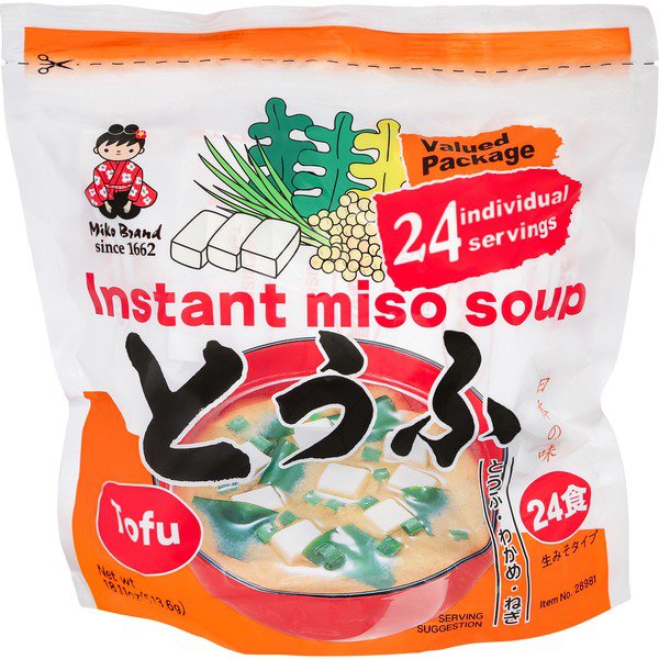 miyasaka shinsyu ichi instant tofu miso soup 24 ct