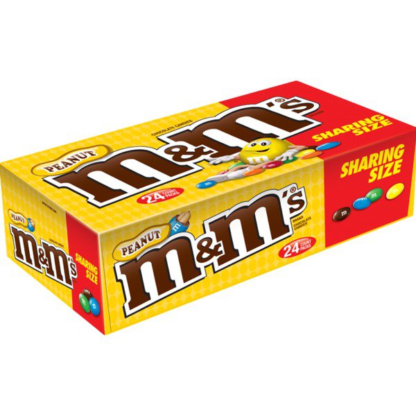 mms bulk share size chocolate candy peanut 3 27 oz 24 ct