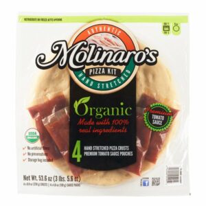 molinaros organic pizza kit 4 x 13 4 lbs