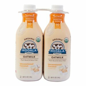 Mooala Unsweetened Coconut Oat Milk, the Costcodle item for 2025-02-28
