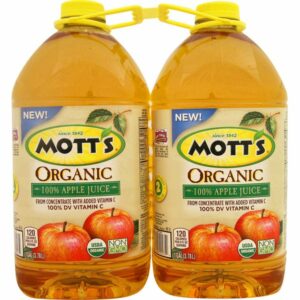 motts organic apple juice 2 x 128 fl oz