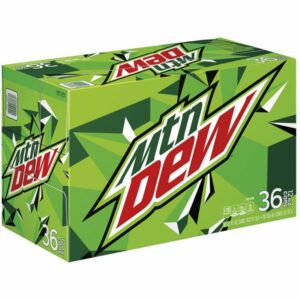 mountain dew cans 36 x 12 fl oz