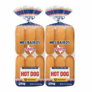 mrs bairds hot dog buns 24 ct