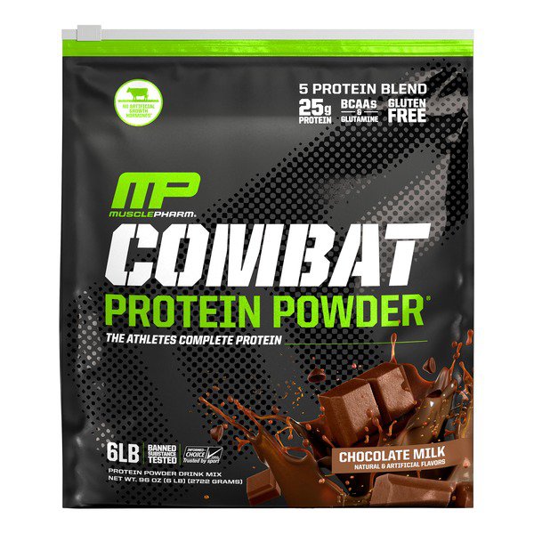 musclepharm combat protein powder 6 lbs