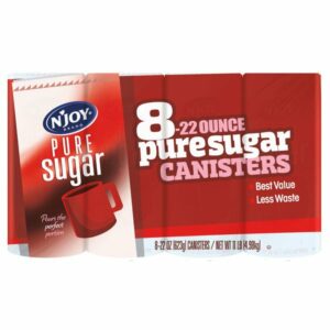 n joy sugar canisters 8 x 22 oz