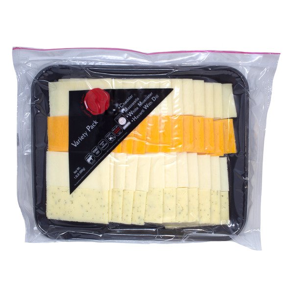 natural kosher sliced cheese variety pack 1 5 lb