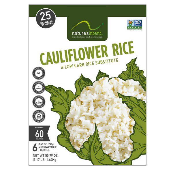 natures intent cauliflower rice 6 pack 8 46 oz each