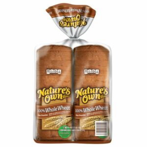 natures own 100 whole wheat bread 2 x 20 oz