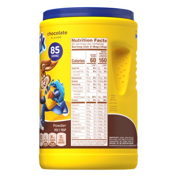 nesquik chocolate powder 44 9 oz 2 81 lbs 1
