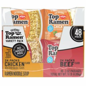 nissin ramen variety pack 48 x 3 oz