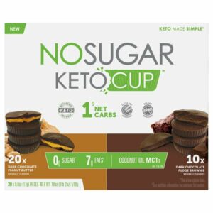 no sugar keto cups 30 x 0 6 oz