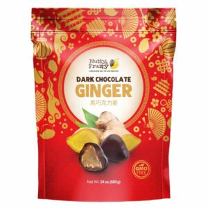 nutty fruity dark chocolate ginger 24 oz