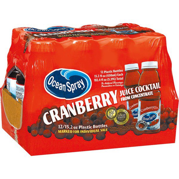 ocean spray cranberry juice 12 x 15 2 oz
