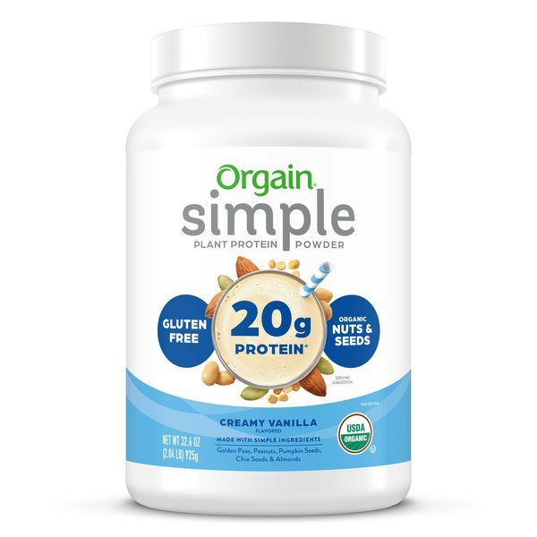 orgain organic simple protein vanilla 2 04 lbs