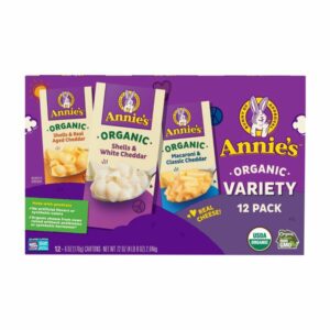 organic annies mac cheese variety 12 x 6 oz