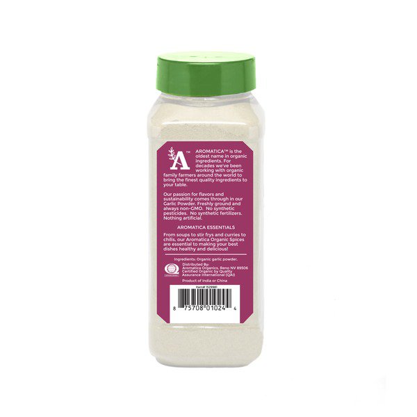 organic aromatica garlic powder 23 5 oz 1