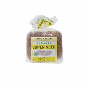 organic artisan bakers super seed bread 2 x 27 oz