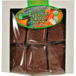 organic bakery street carrot zucchini loafs 28 ounces