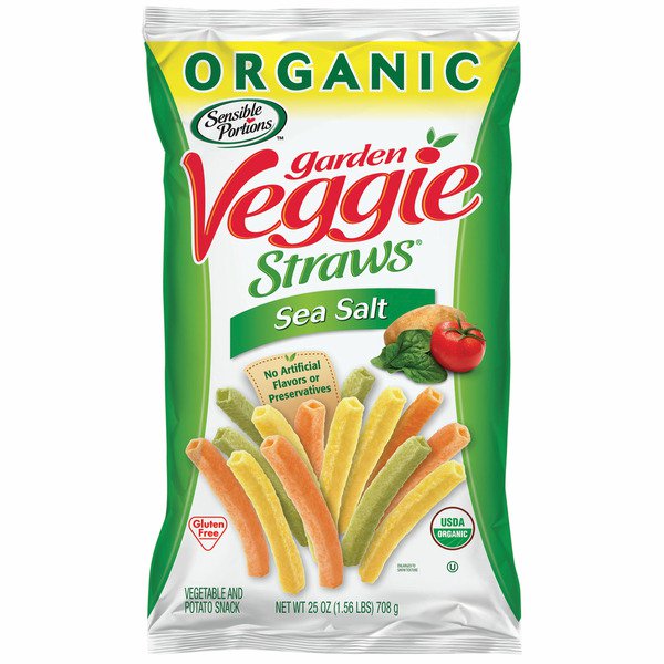 organic garden veggie straws 25 oz